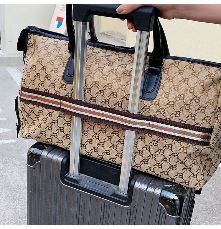 【小物】2色大容量バッグF8236