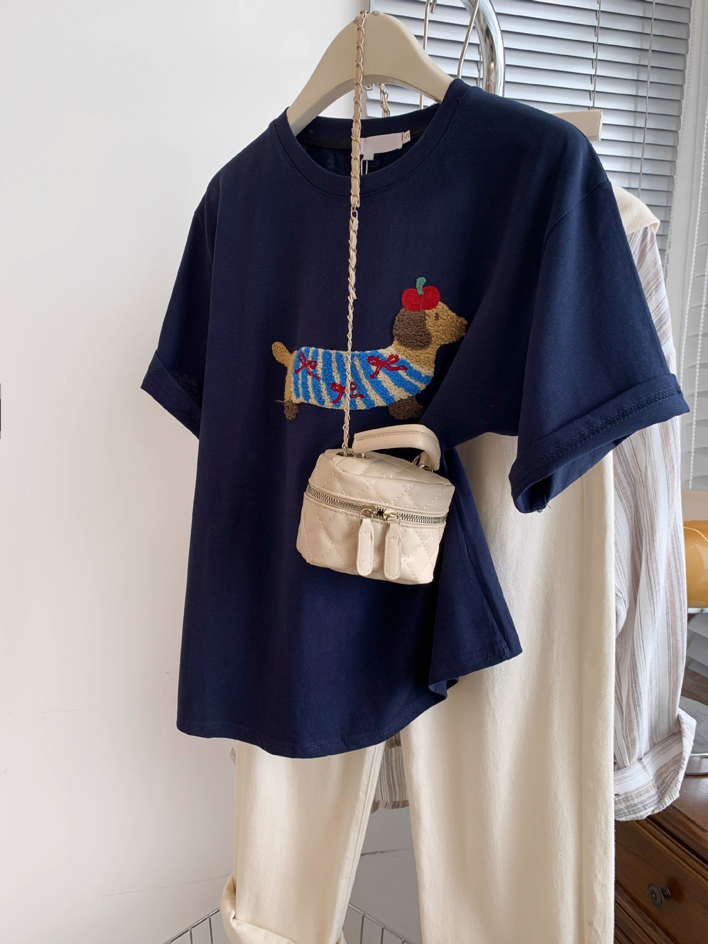 【tops】動物柄ゆったりTシャツF7863