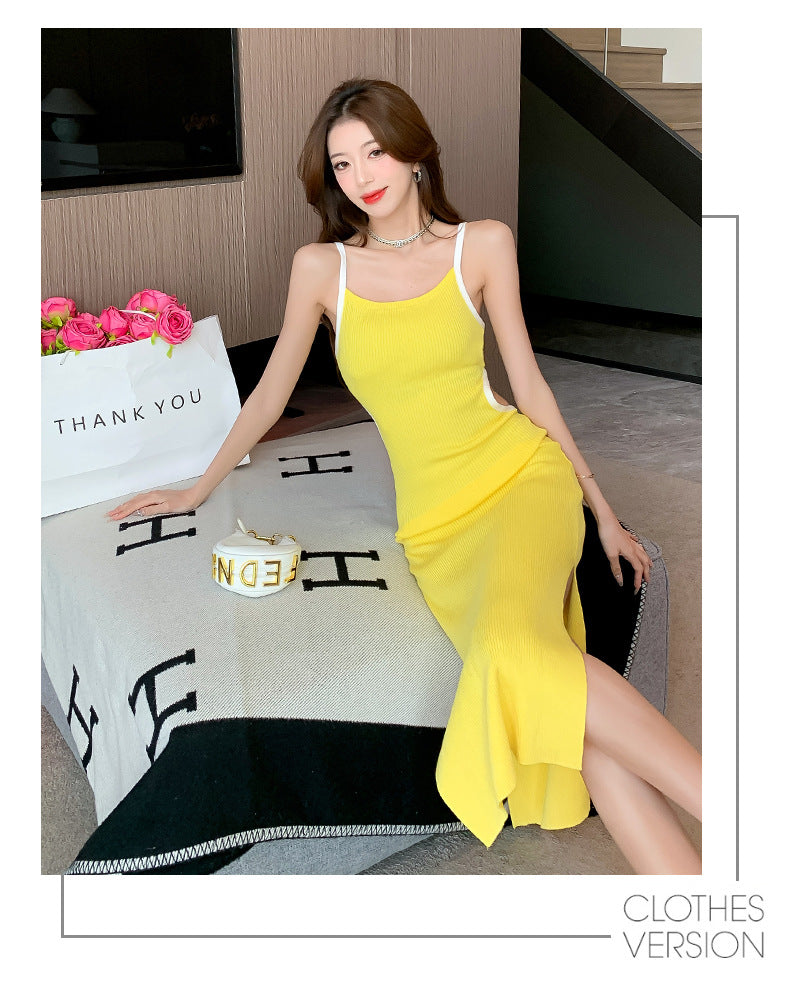 【dress】ニットキャミワンピースG21823