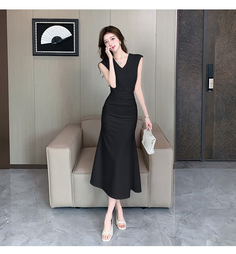 【dress】VネックマーメイドデートワンピースG22604