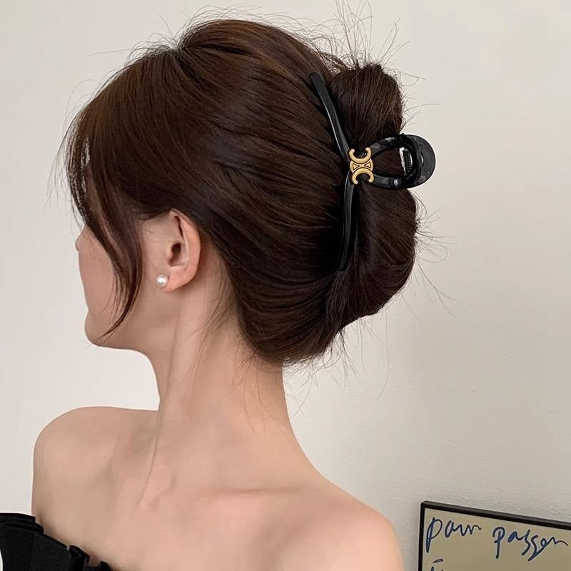【小物】5色ヘアクリップアクセサリーF7926