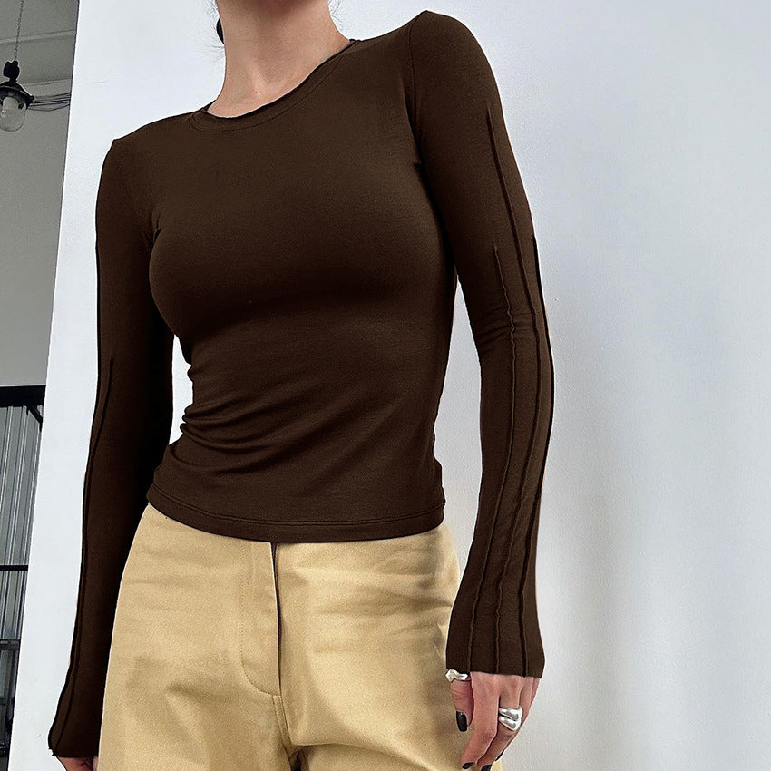 【tops】3色長袖TシャツF7961