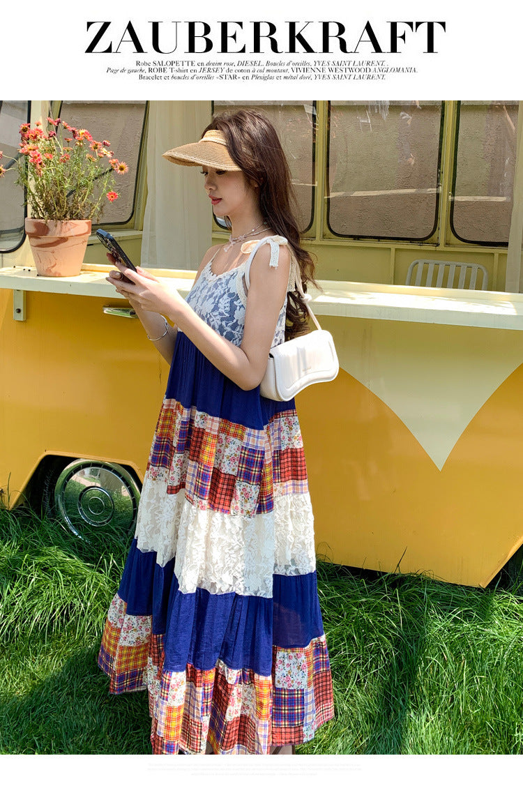 【dress】エスニック海旅行デートワンピースG21892