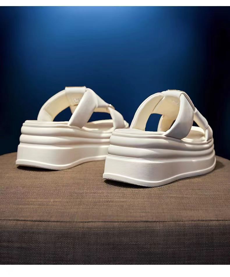 【shoes】2色厚底サンダルF7652