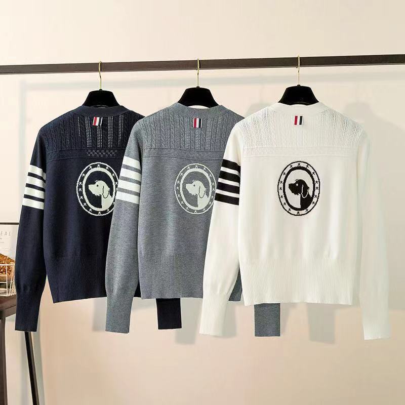 【outer】Vネック長袖ニットカーディガンG23517