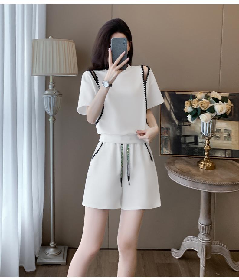 【set】Tシャツ+ショートパンツ2点セットG22410