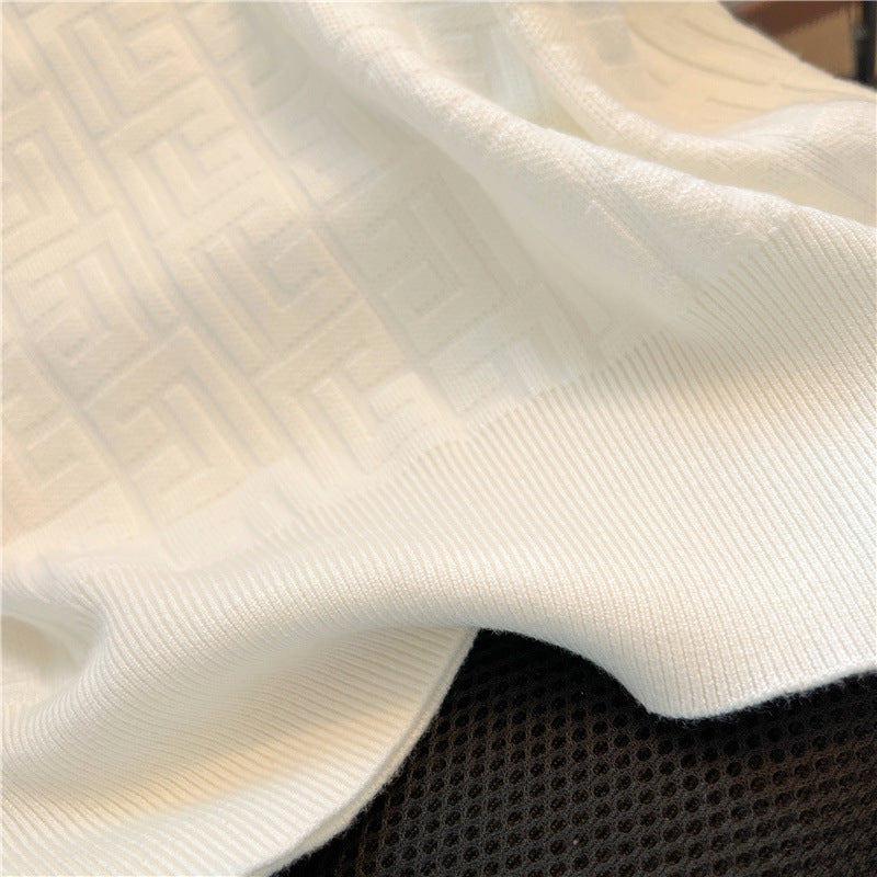 【tops】半袖ニットTシャツF7665