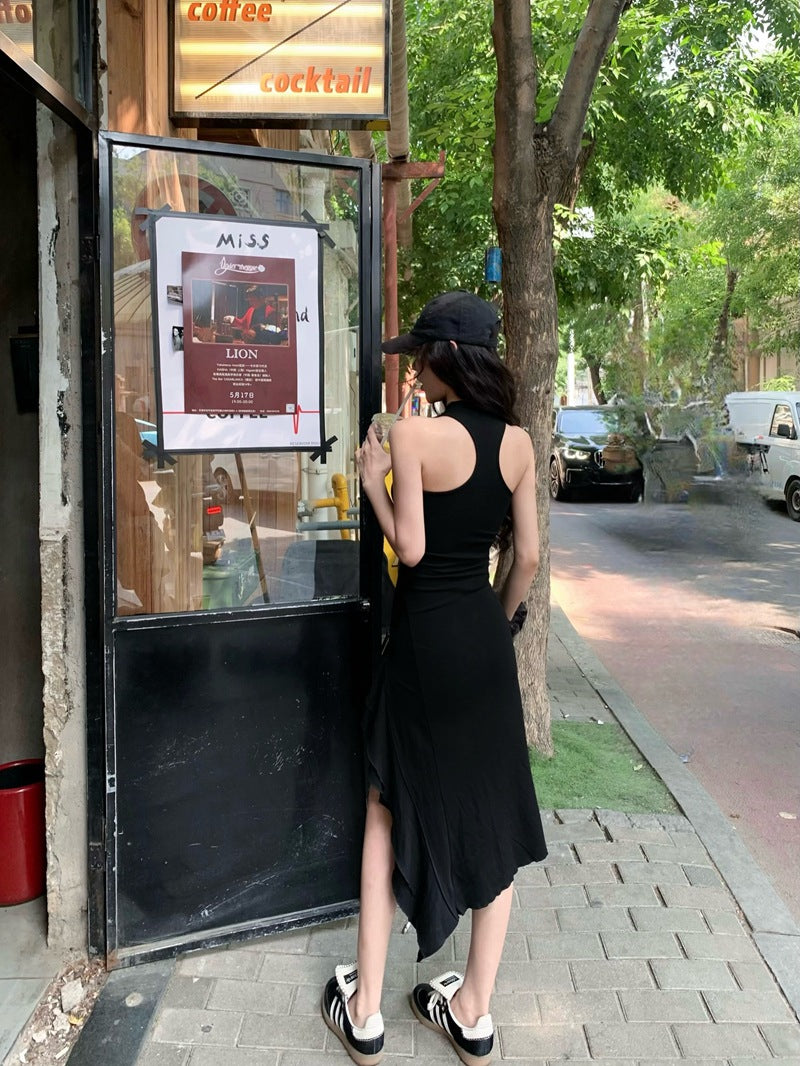 【dress】ノースリーブスリットデートワンピースG21848