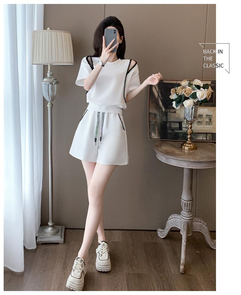 【set】Tシャツ+ショートパンツ2点セットG22410