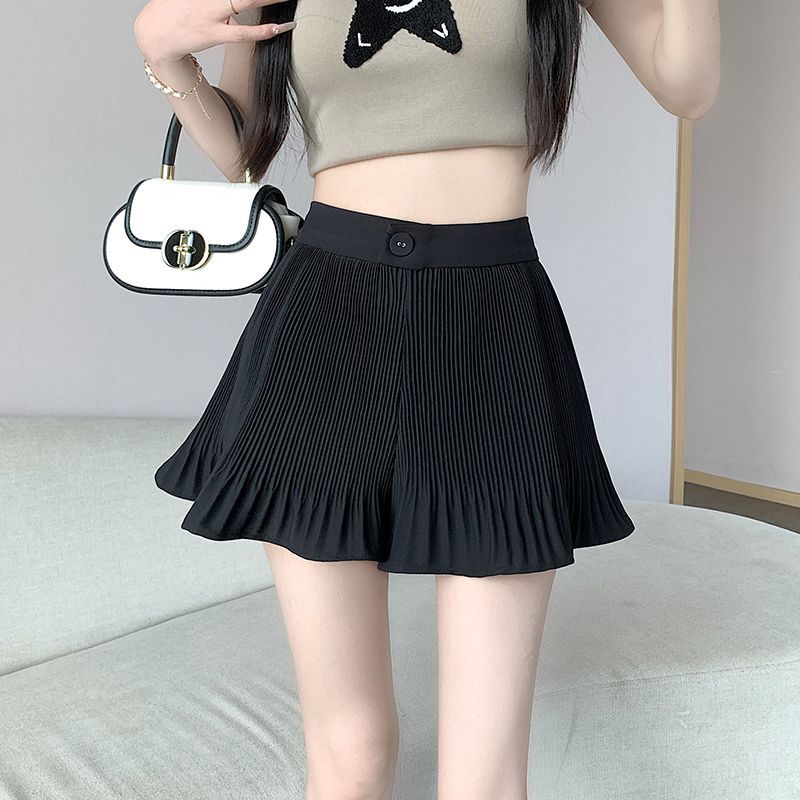 【bottoms】AラインシフォンショートパンツG22468