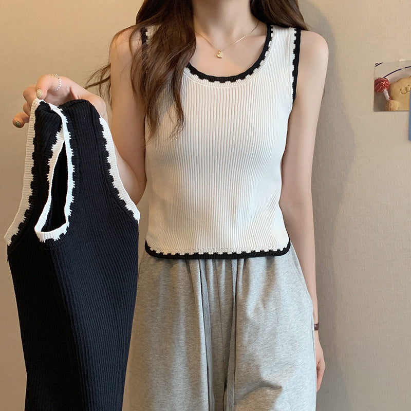 【tops】ニットタンクトップF7590