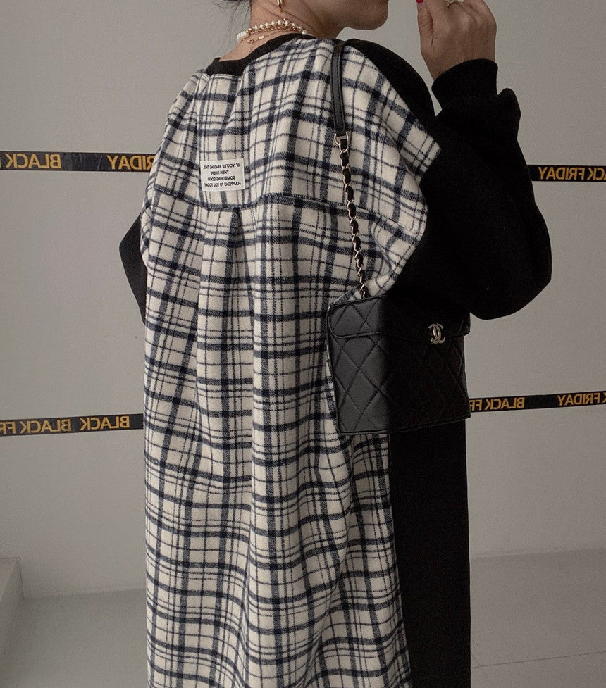 【dress】ゆったり長袖ワンピースF8378