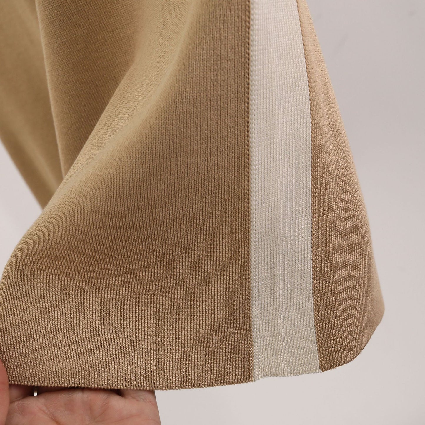 【set】Vネックニットトップス+ガウチョパンツ2点セットG21925