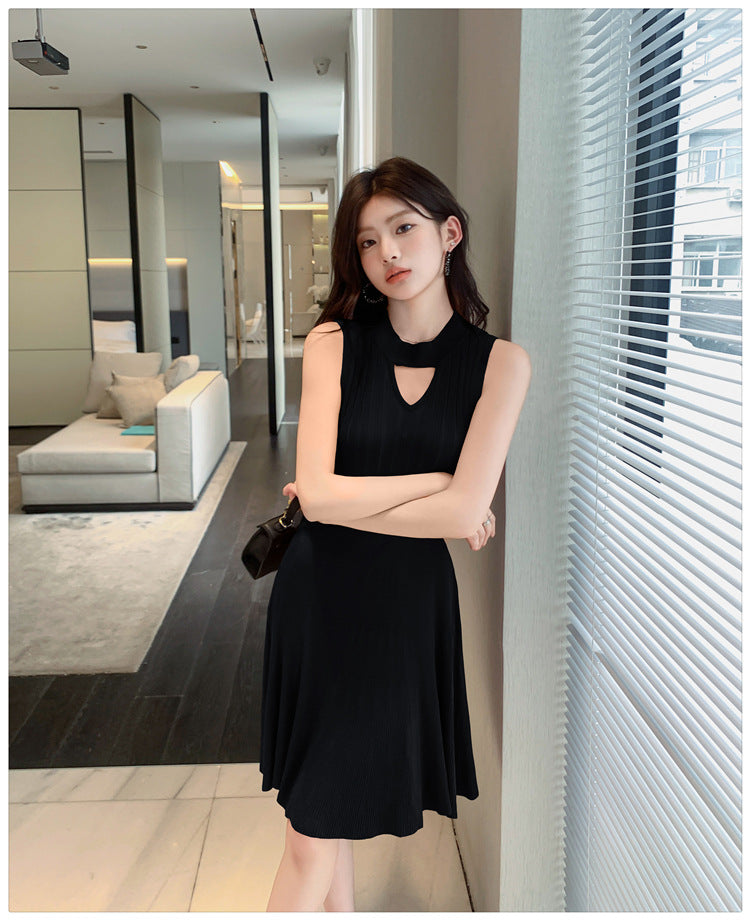 【dress】VネックニットワンピースG22106