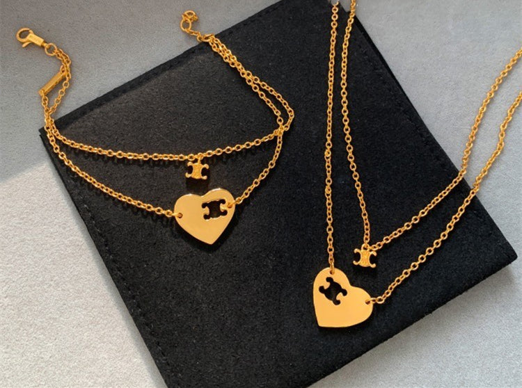 【小物】ブレスレット+ネックレスジュエリーセットG21752