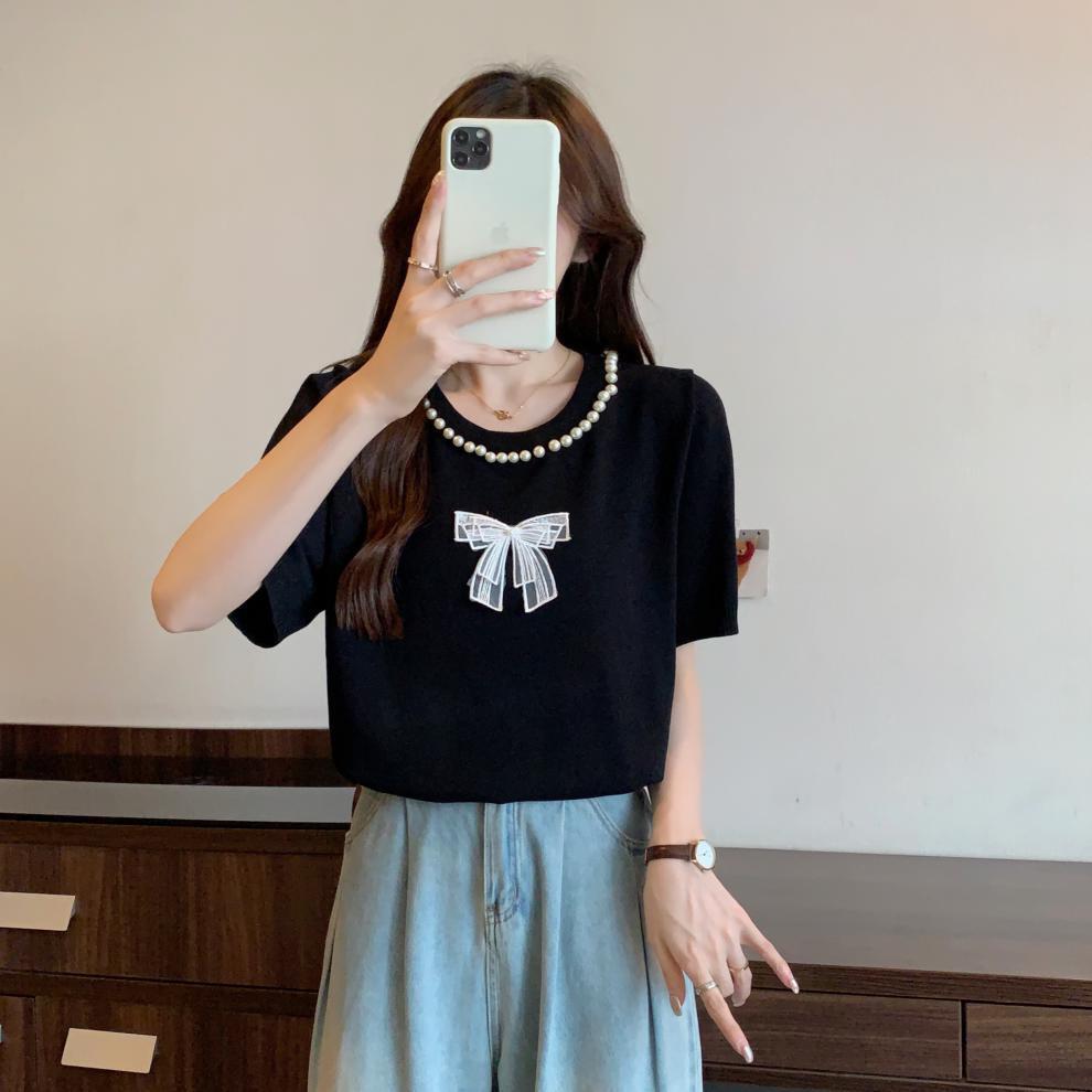 【tops】半袖ニットTシャツG21047