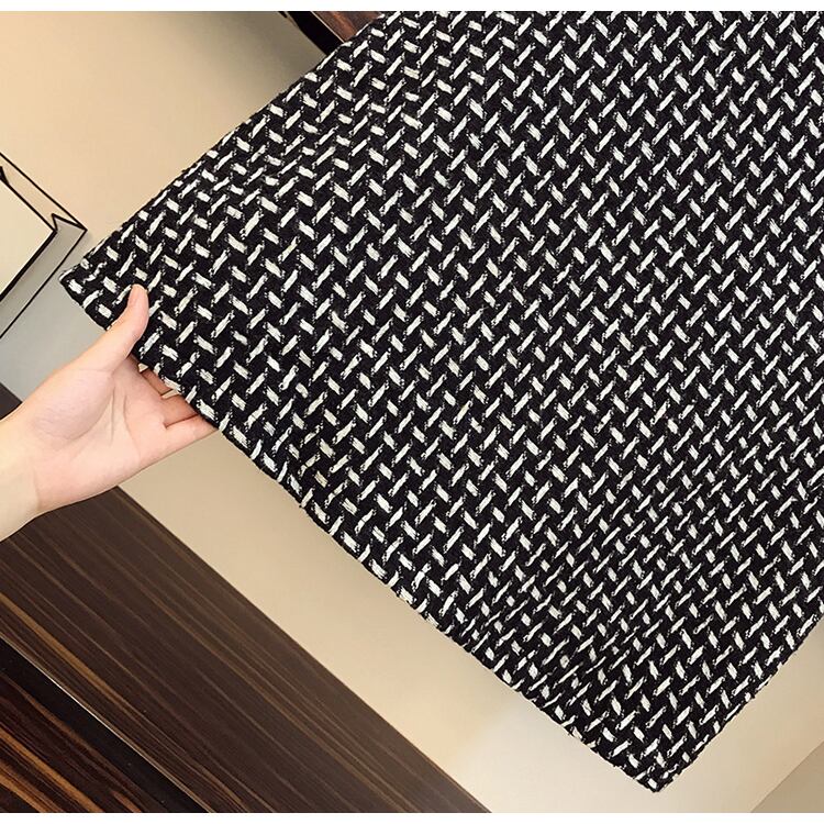 【set】上品な質感!気質満点レトロオシャレセーター+着痩せスカート2点セット G2772