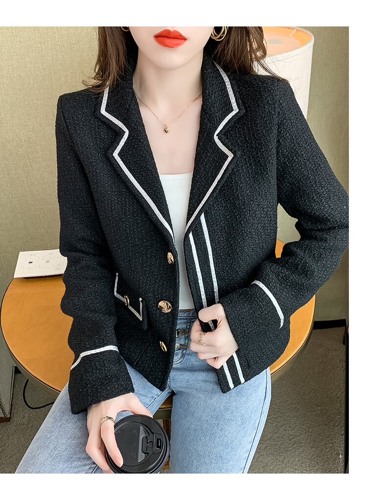 【outer】オシャレ度満点〜上品な質感合わせやすいエレガントルーズ長袖高品質アウター G5474