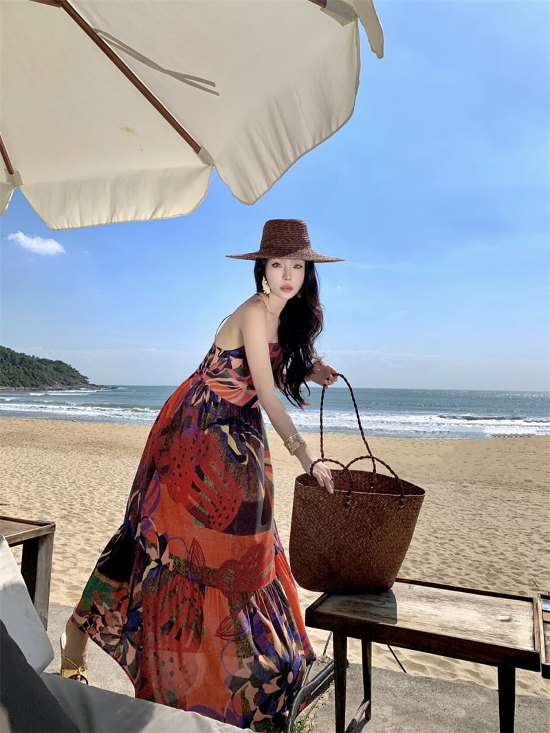 【dress】プリントキャミワンピース M25211