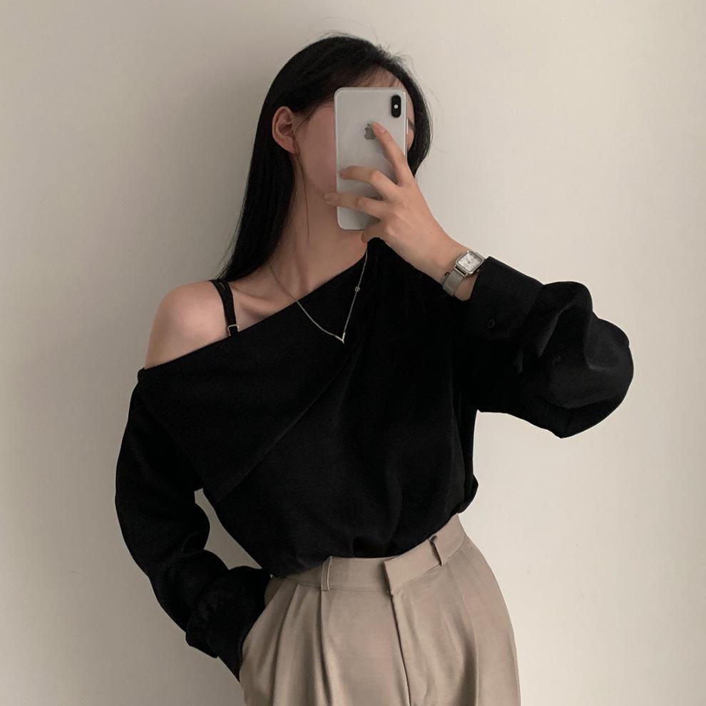 【tops】オフショルダートップス M25763