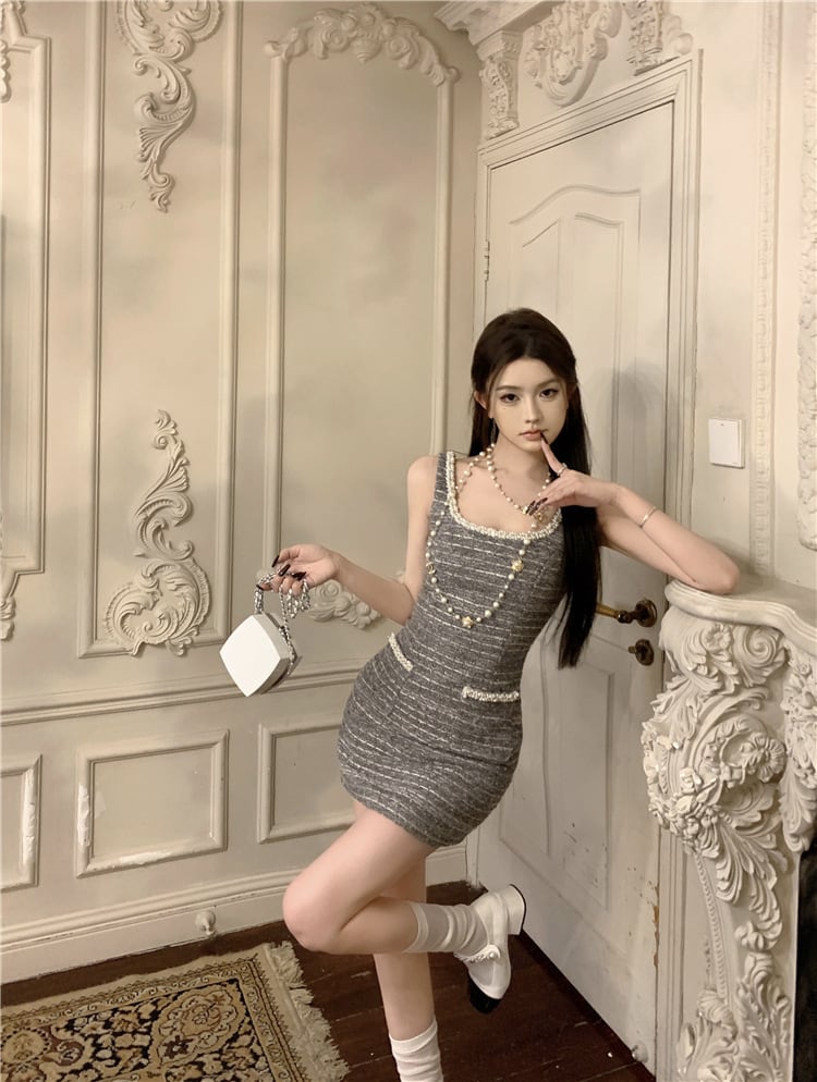 【dress】パールキャミワンピース M24181