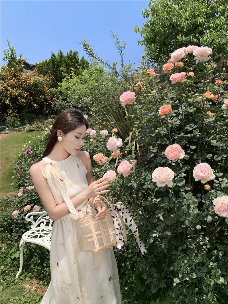 【dress】ホルターネックワンピース M25304