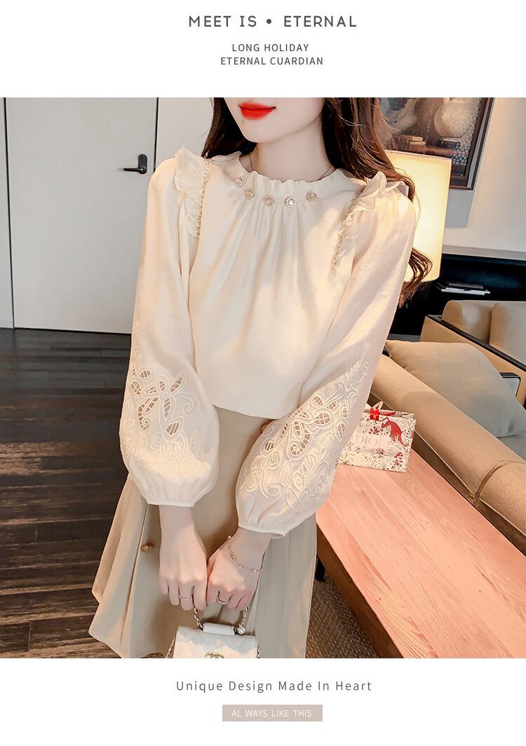 【tops】リボン付きブラウス M29118
