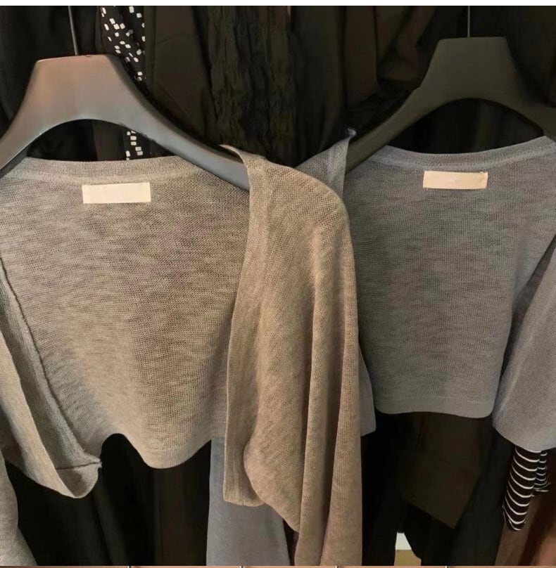 【outer】ニット薄手カーディガンG20233