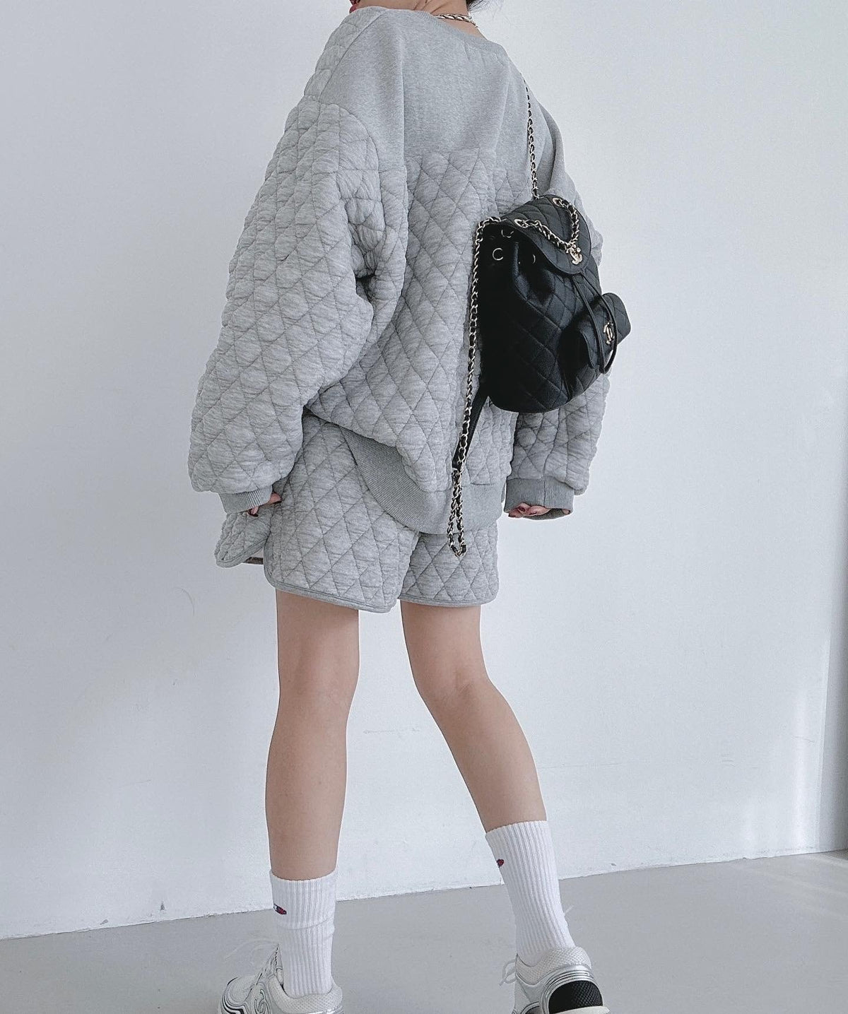 【set】プルオーバー×ショートパンツセット M26193