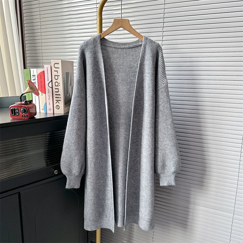 【outer】ロング丈ニットカーデ M18901