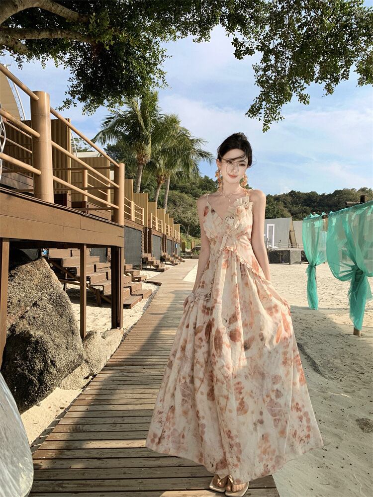 【dress】プリントキャミワンピース M30178