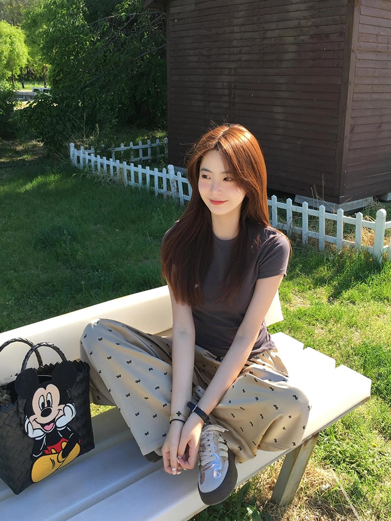 【set】Tシャツ×ワイドパンツセット M23907