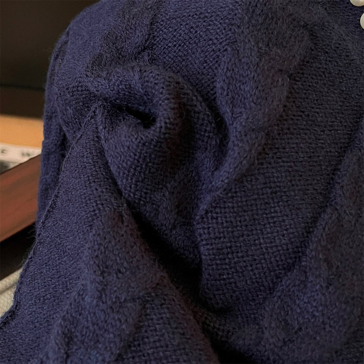 【outer】パールドッキングニットカーデ M29223