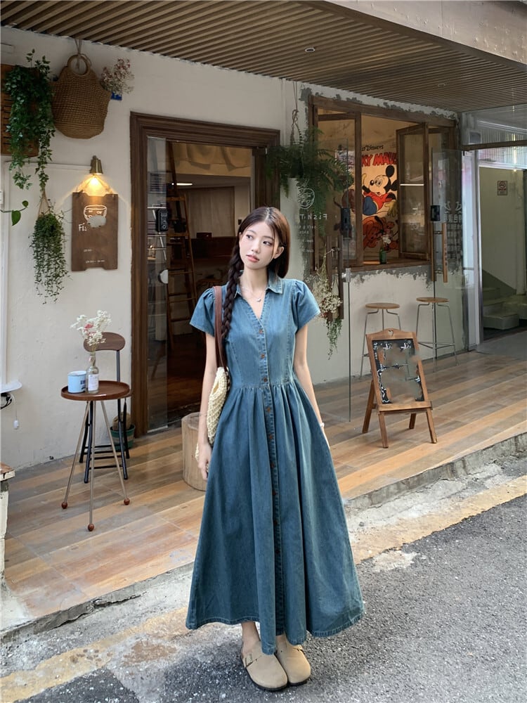 【dress】デニムワンピース M24032