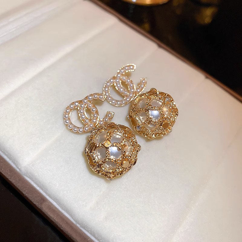 【小物】ビーズピアスアクセサリーF7641