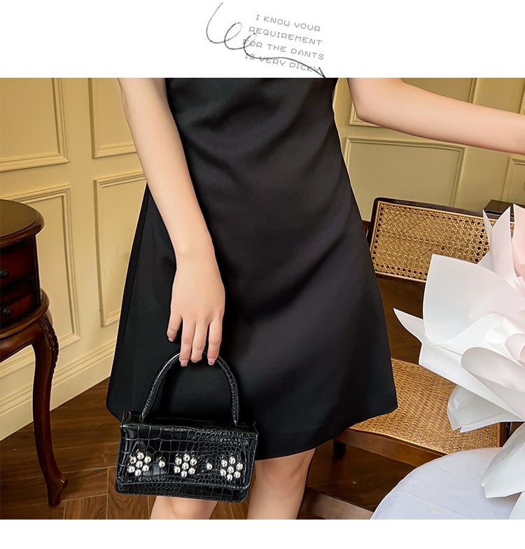 【dress】リボンAラインキャミワンピース G20701