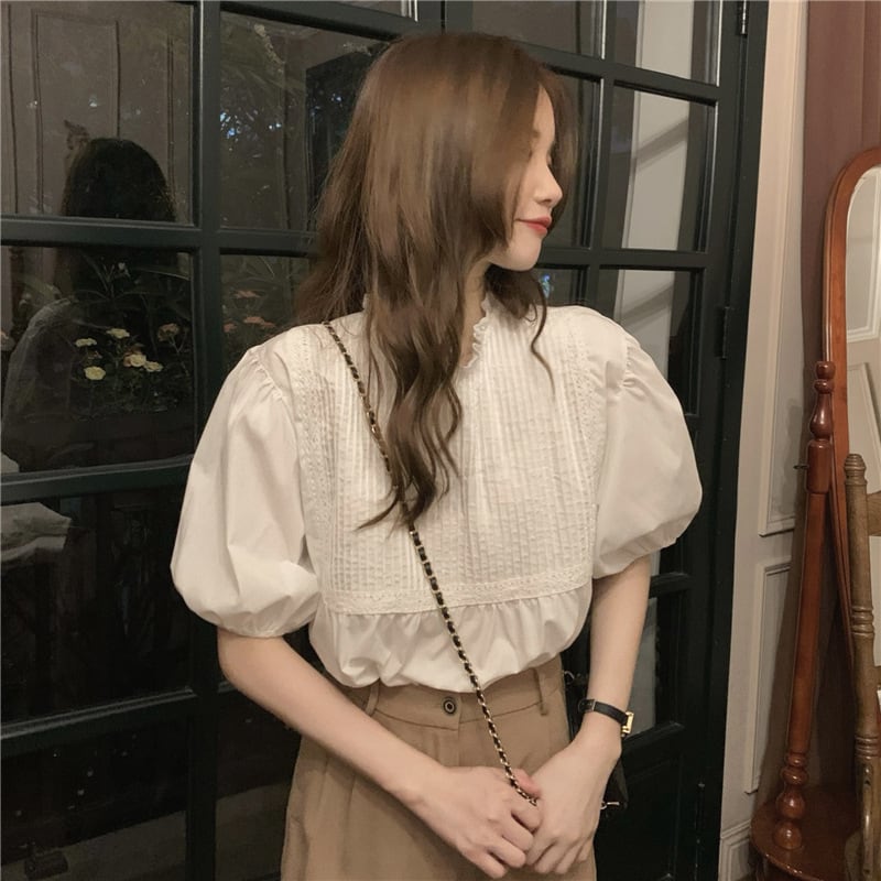 【tops】パフスリーブトップス M25315
