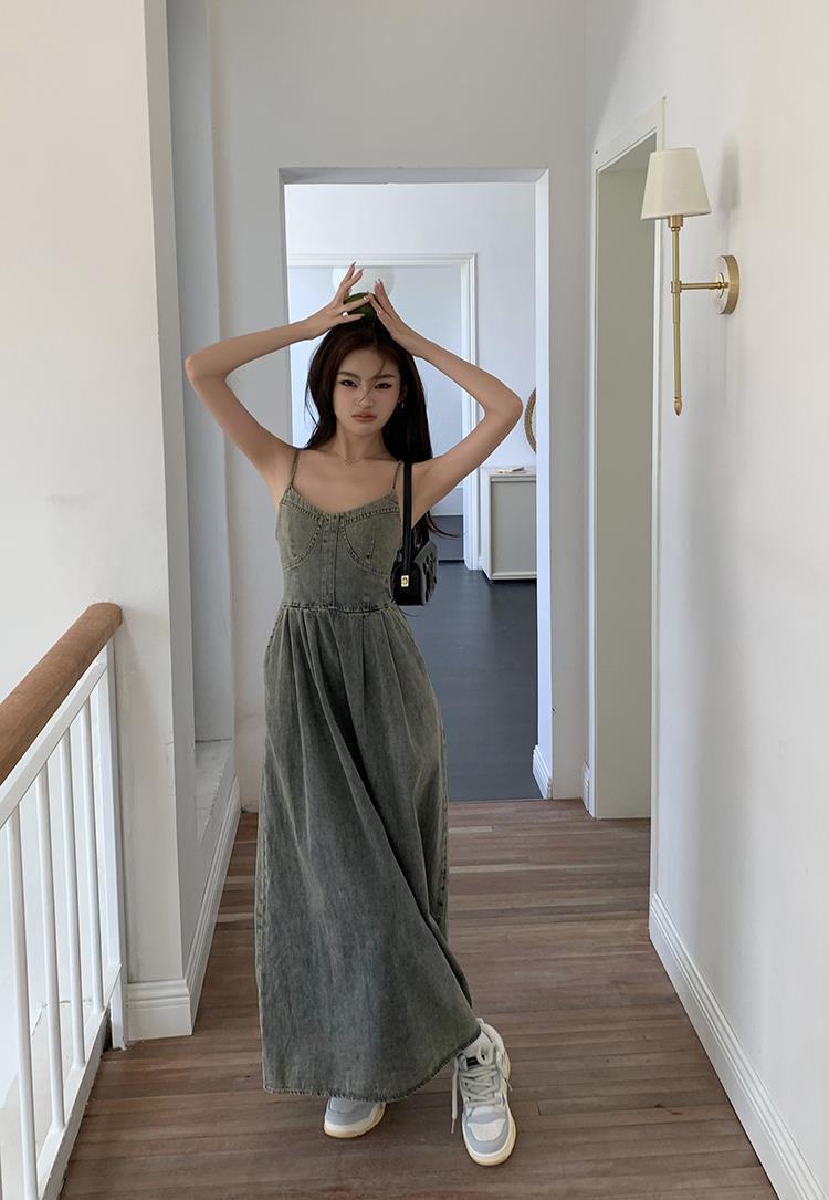 【dress】デニムキャミワンピース M24871