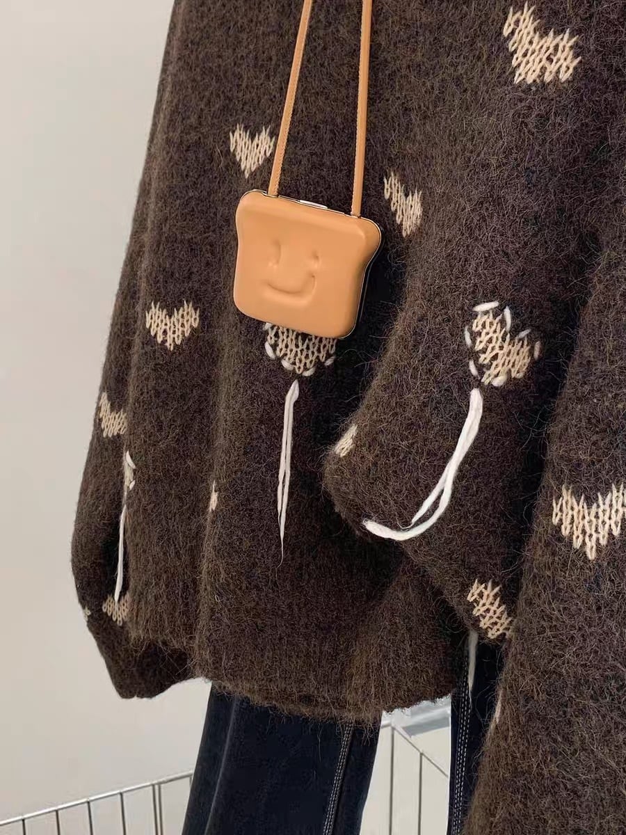 【tops】クルーネックニットセーター M29247