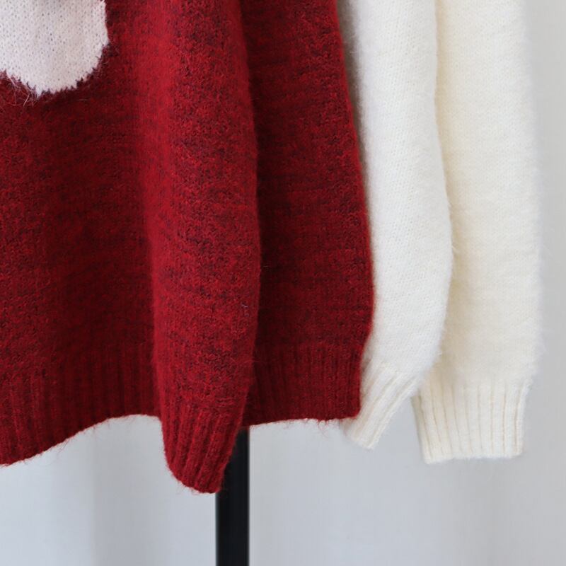【tops】クルーネックニットセーター M27295