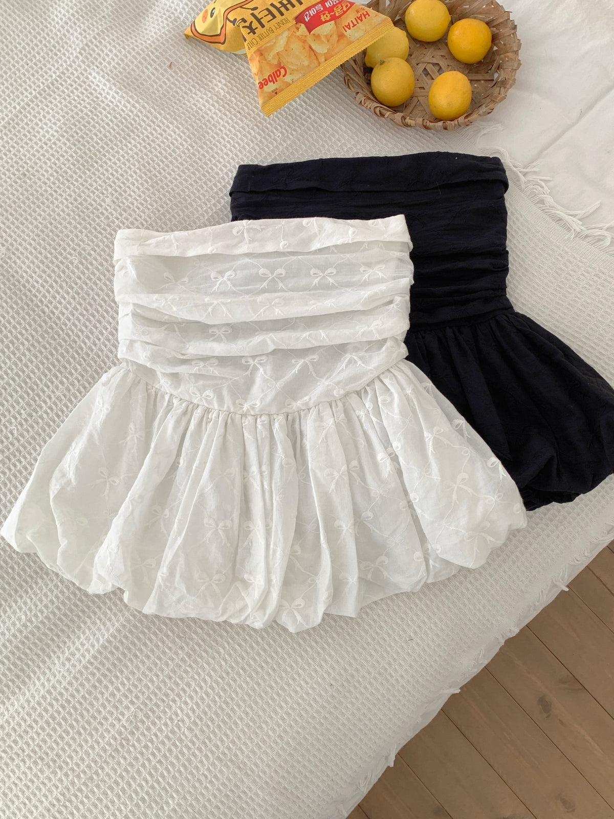 【tops】リボンプリントベアトップ M24485