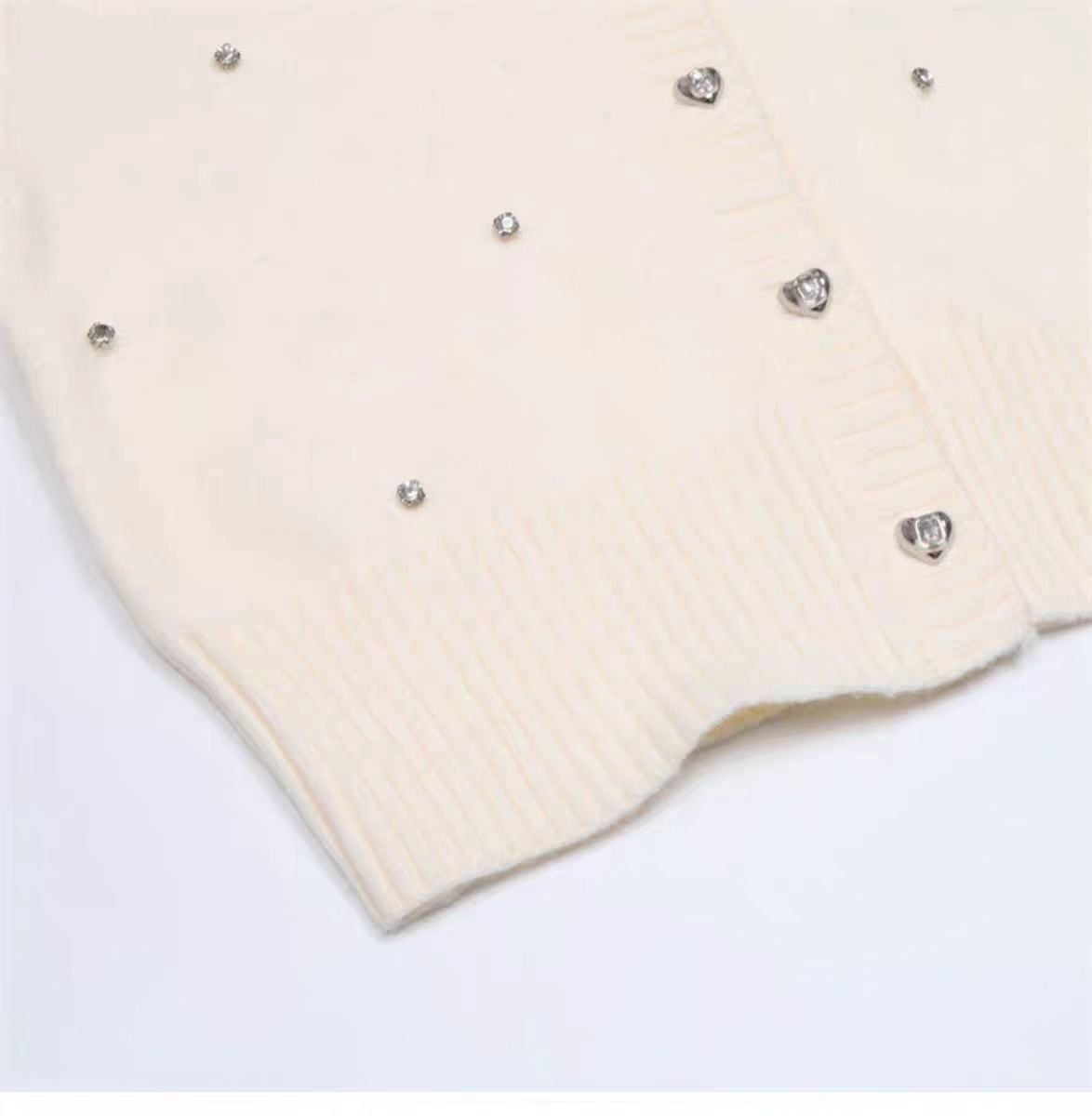 【outer】ビジューニットカーデ M26285