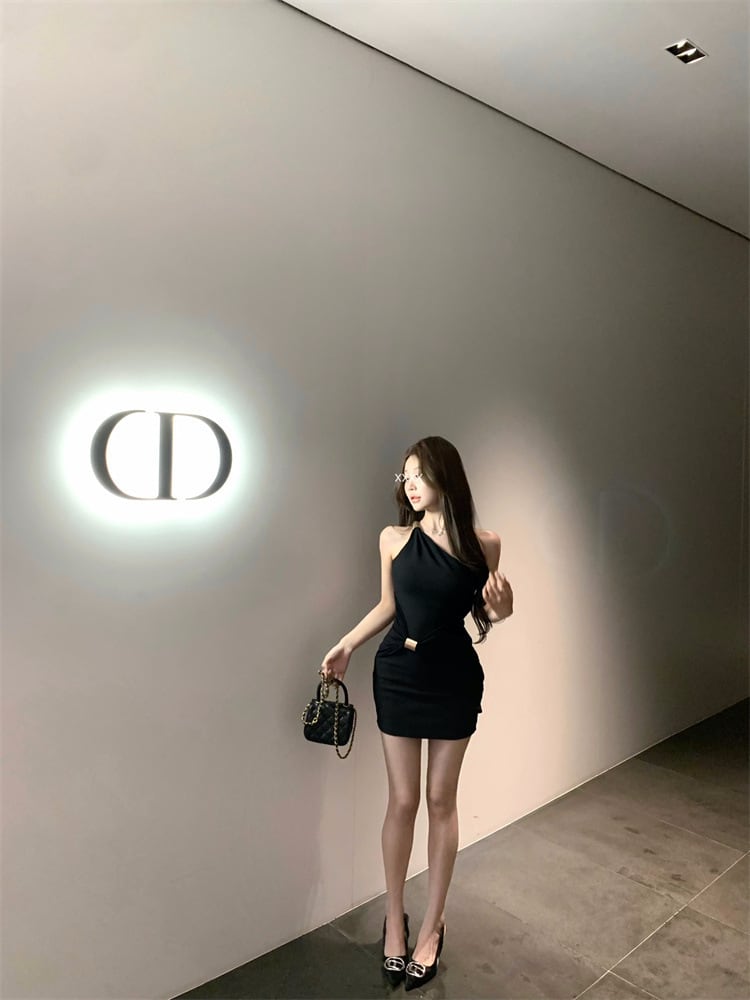 【dress】ワンショルダーワンピース M29514