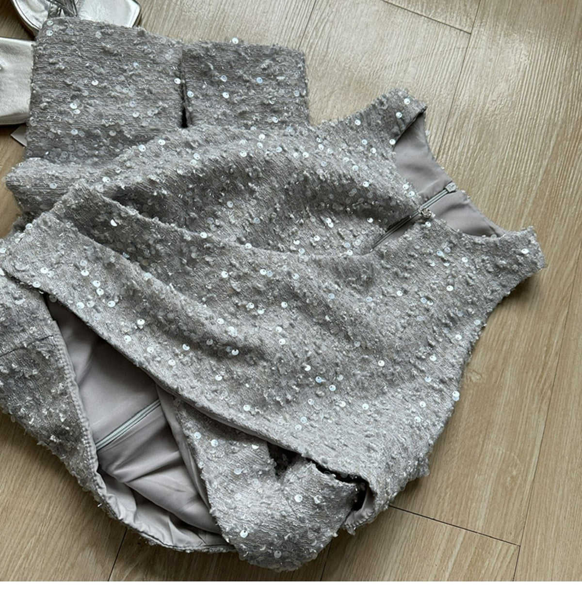 【dress】ノースリーブキラキラワンピース M23971