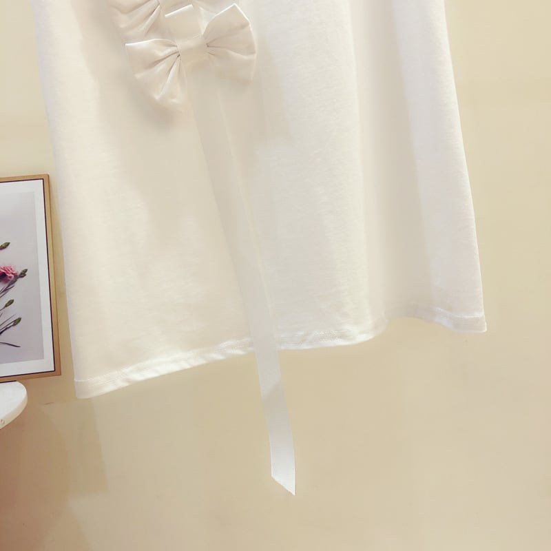 【tops】ラウンドネック半袖TシャツF7325