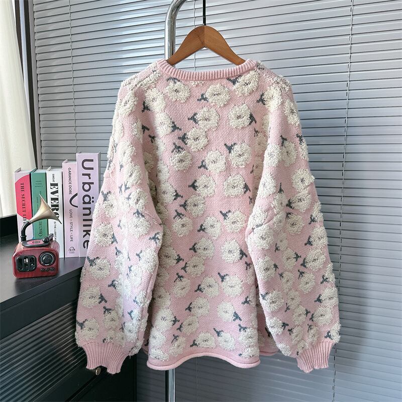【outer】ジャカードニットカーデ M27785
