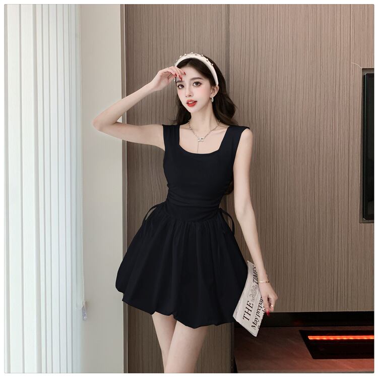 【dress】スクエアネックキャミワンピース G20497