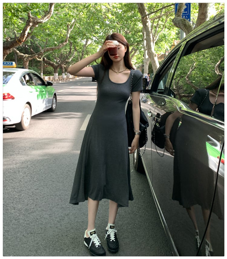 【dress】バックレスワンピース M24579