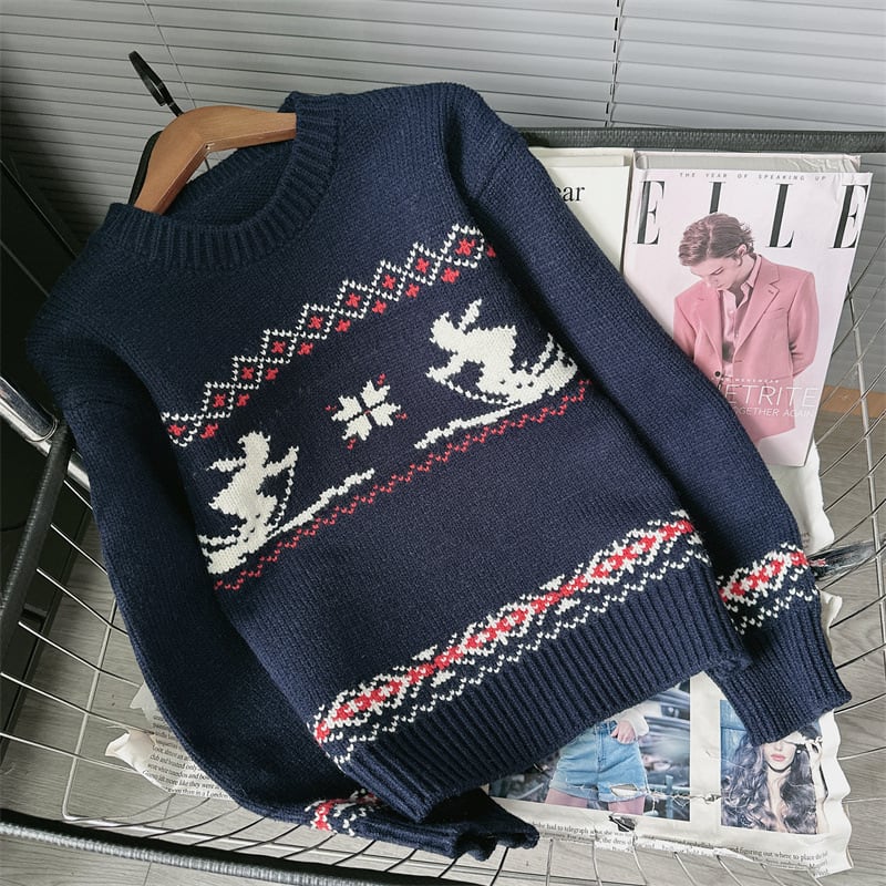【tops】クルーネックニットセーター M27916