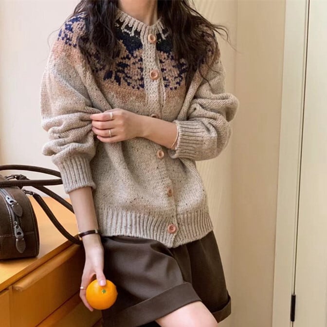 【outer】ニットカーデ M27121